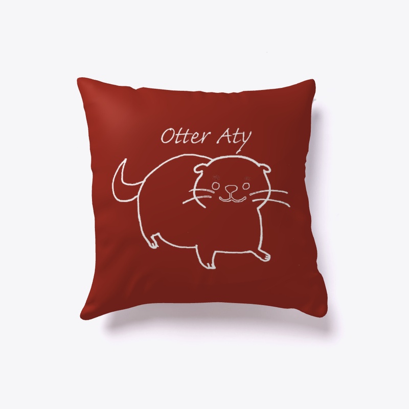 Aty-Pillow,Blanket,Towel (fat otter ver)