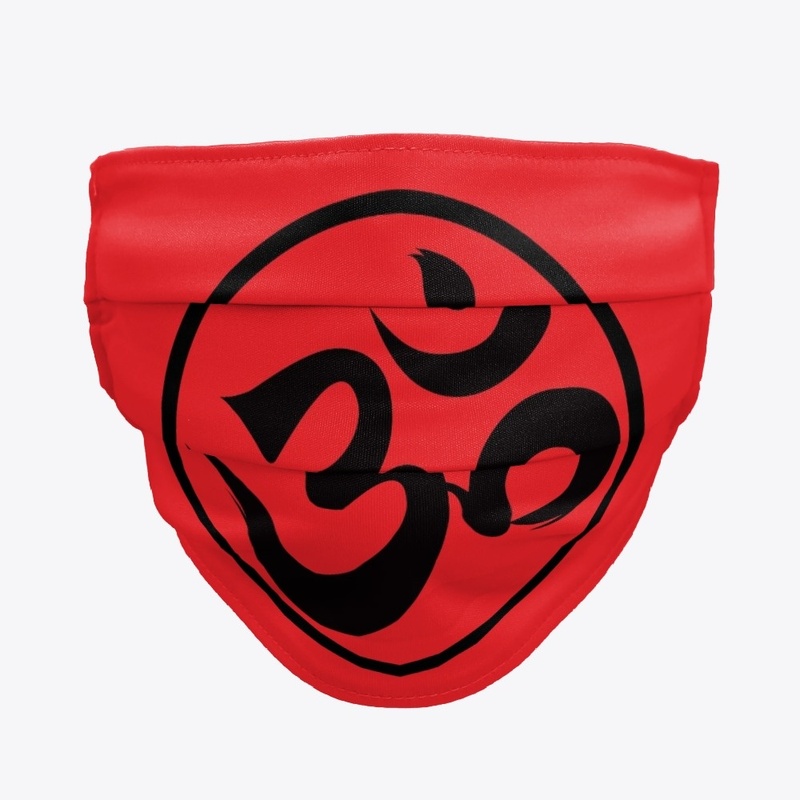 Om logo face mask 