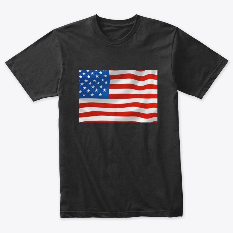 Beautiful American Flag Tee Tshirt