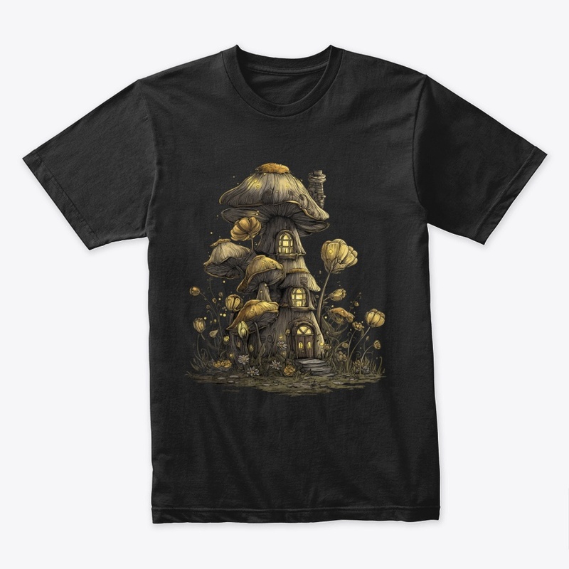 Whimsical Mushroom Cottage