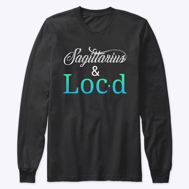 Sagittarius & loc'd zodiac tee shirt