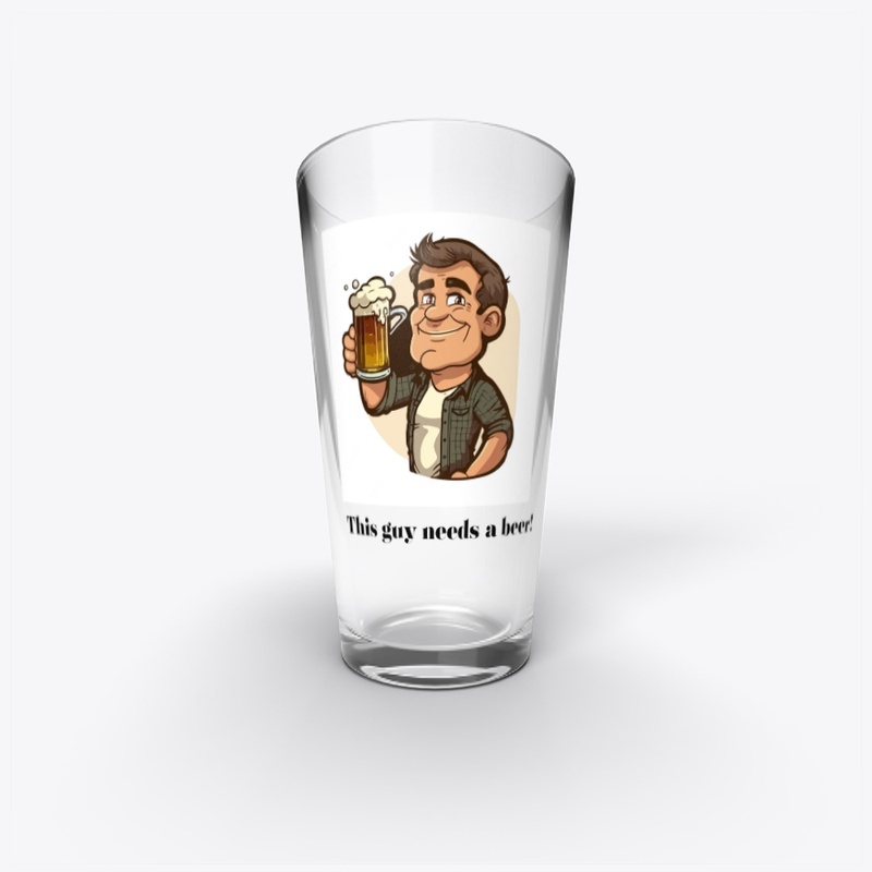 This guy needs a beer too