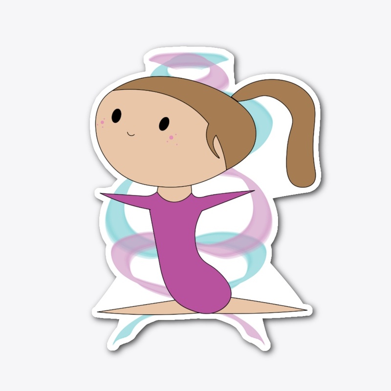 Cute Gymnast in Splits