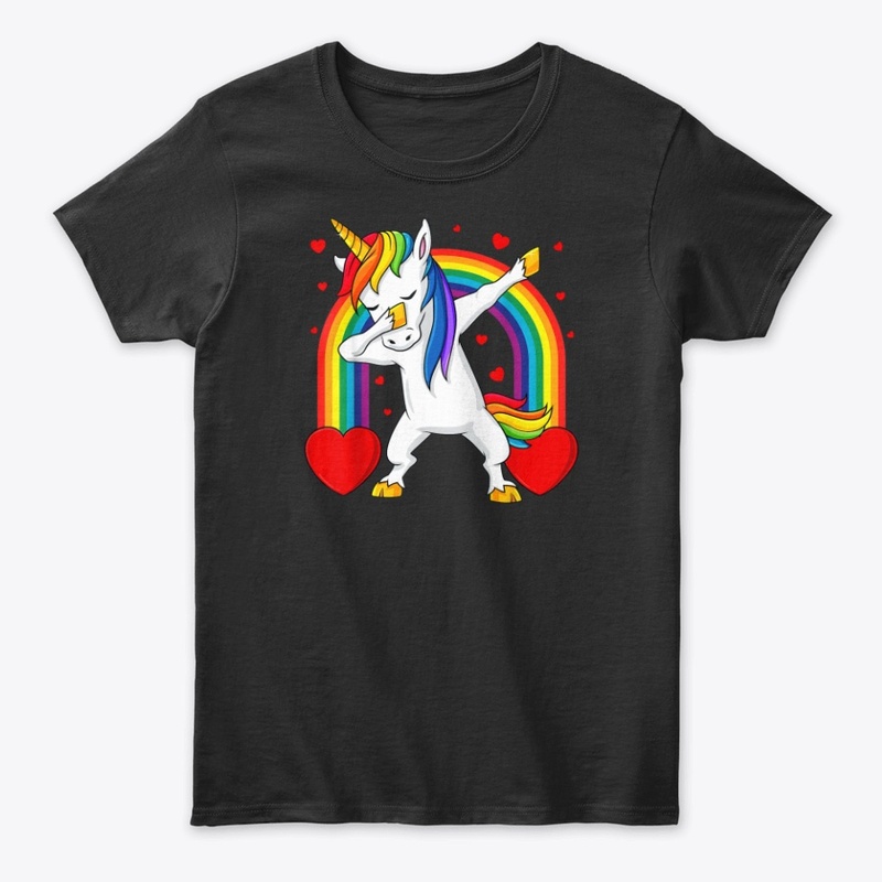 Dabbing Unicorn Valentines Day Gift