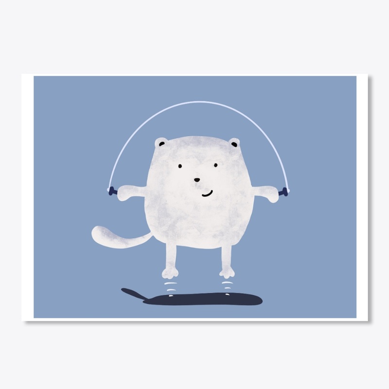 jumping cat