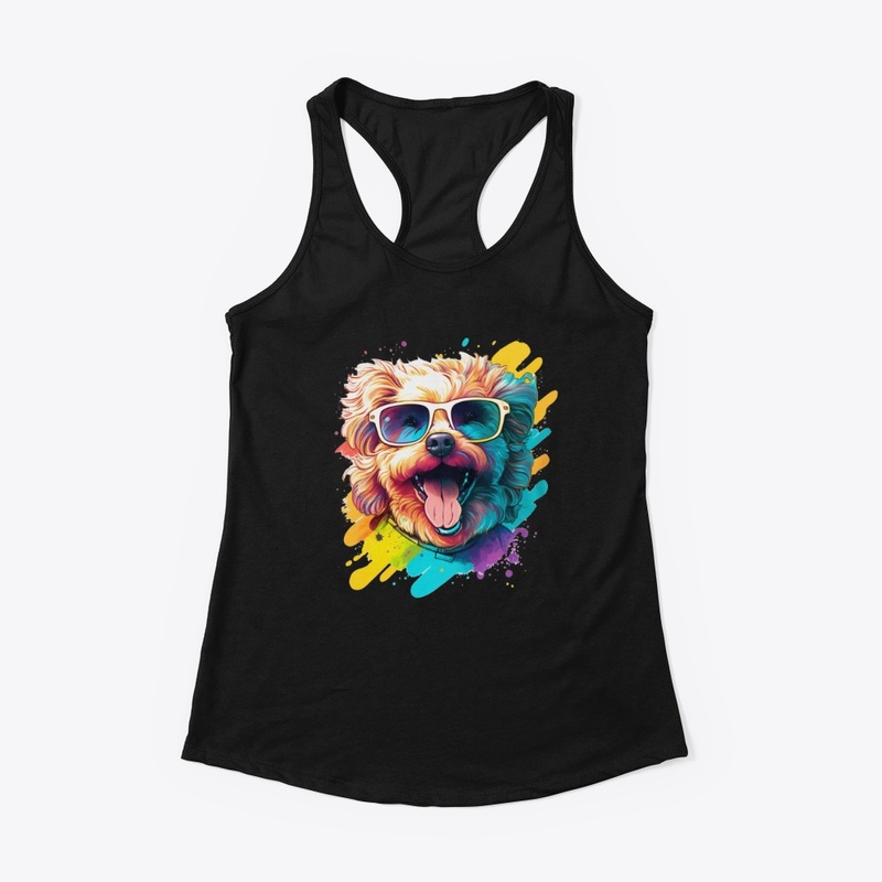Happy Dog wearing Sunglass 3