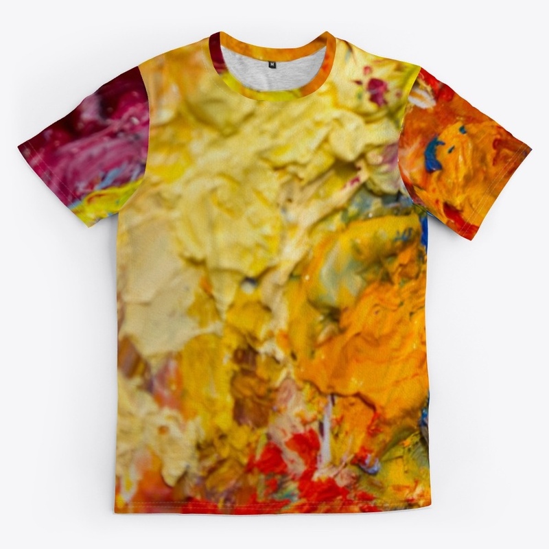 Oil paint  Picture Neck Gaiter