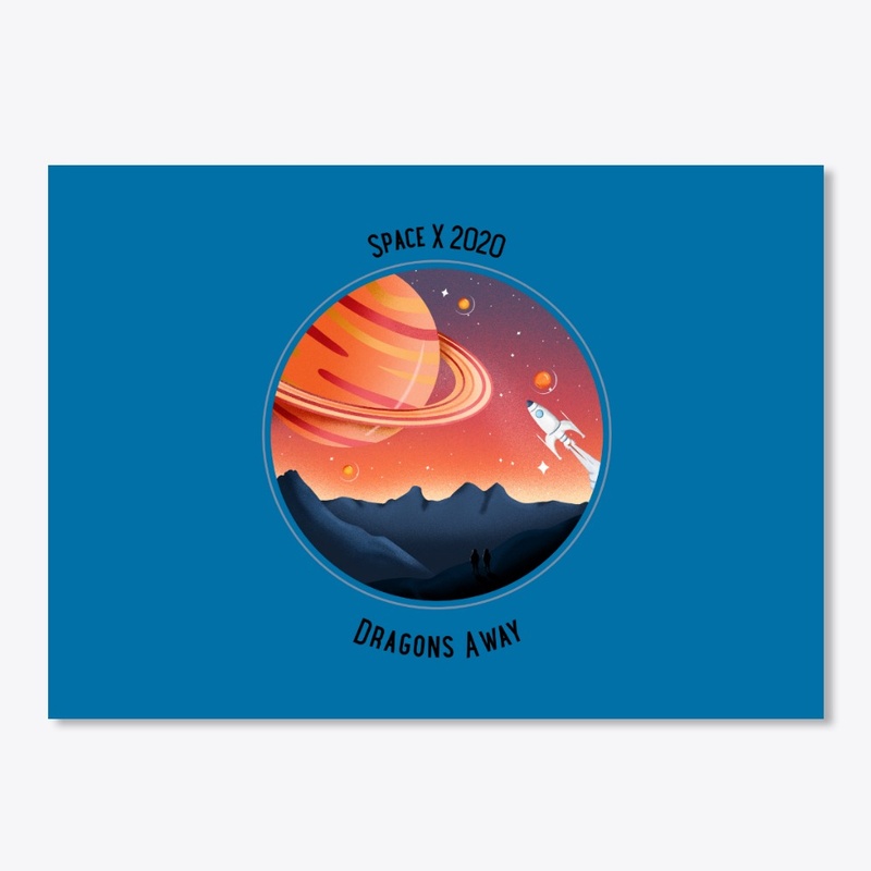 Space X Rocket to Saturn