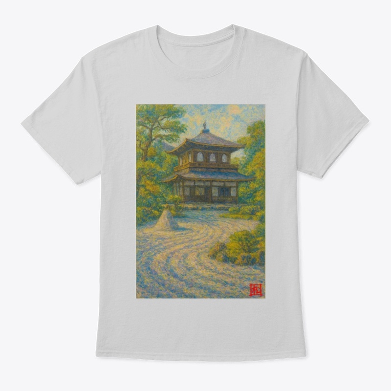 Ginkakuji Temple - Monet Style