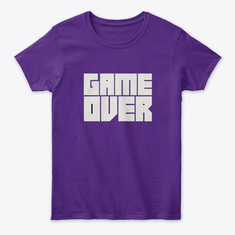 Game Over – Gamer Streetwear Graphic Tee