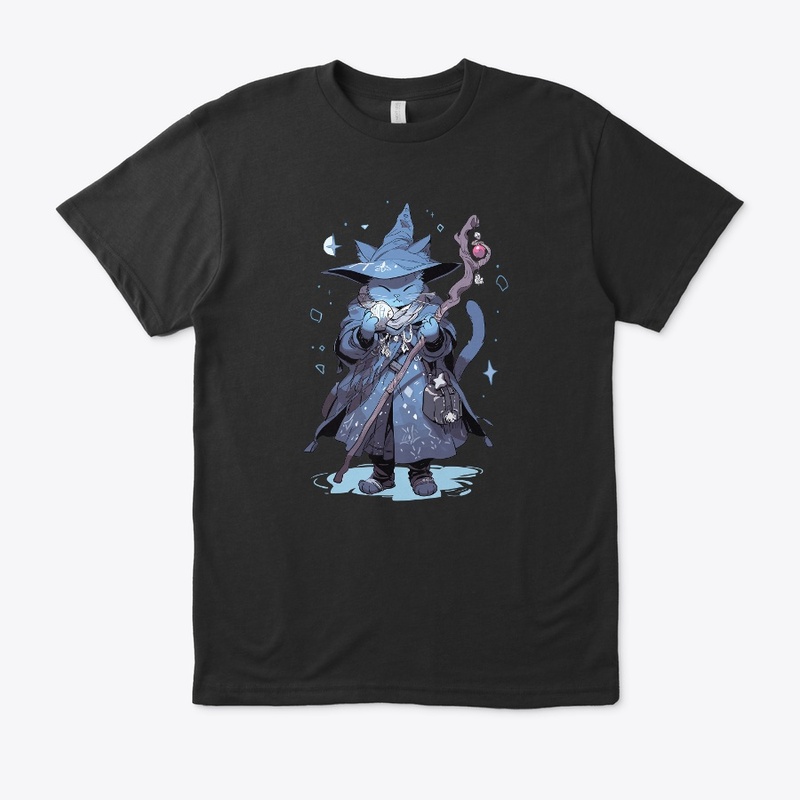 Fantasy Cat Wizard