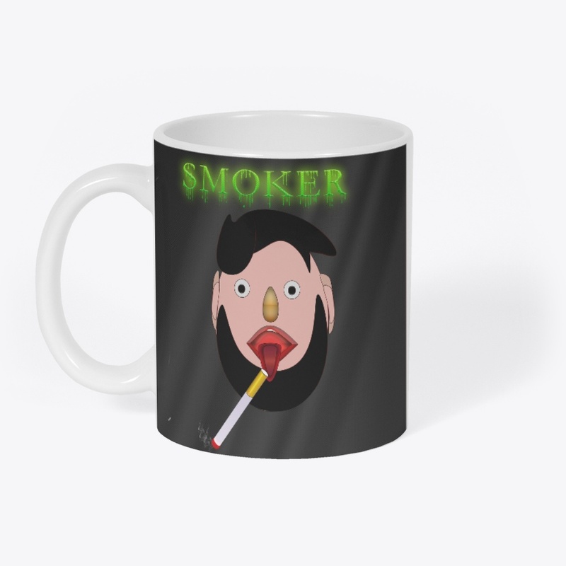 Smoker man Drinkware