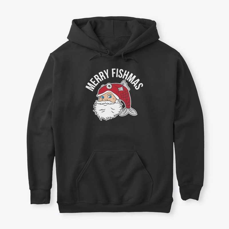 Merry Fishmas Fishing Christmas T-Shirt