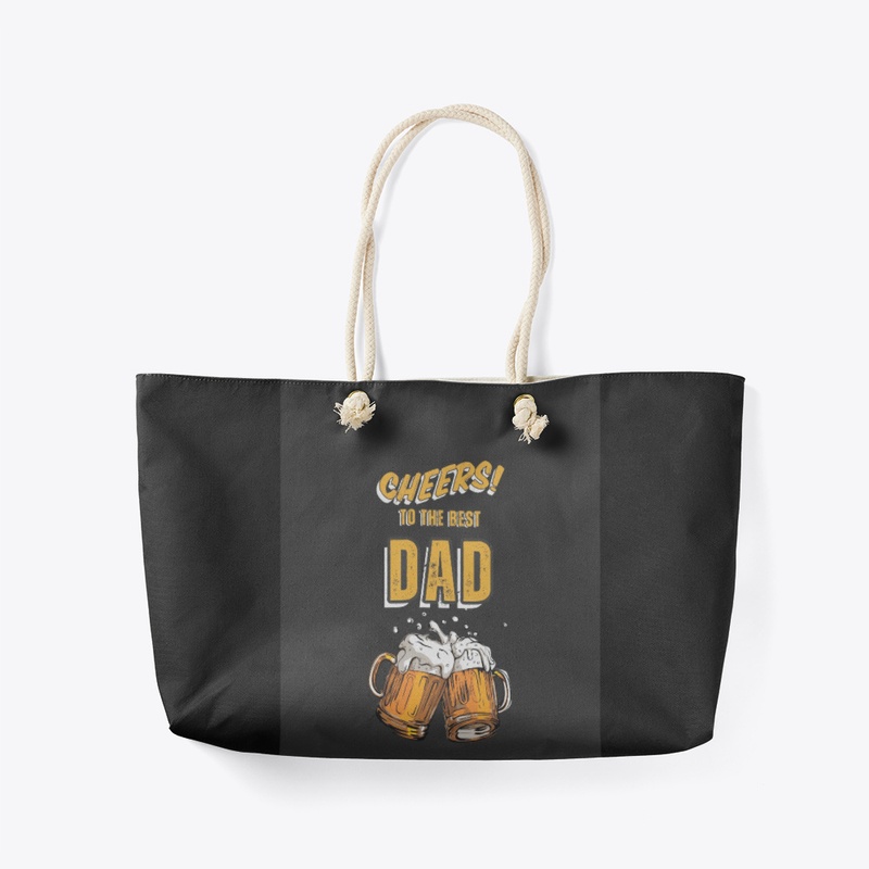 CHEERS TO THE BEST DAD- T-SHIRT DESIGN