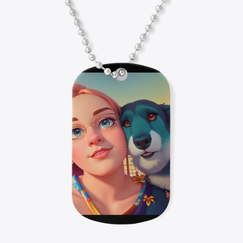 Crystal Coochise and Service Dog Lulu