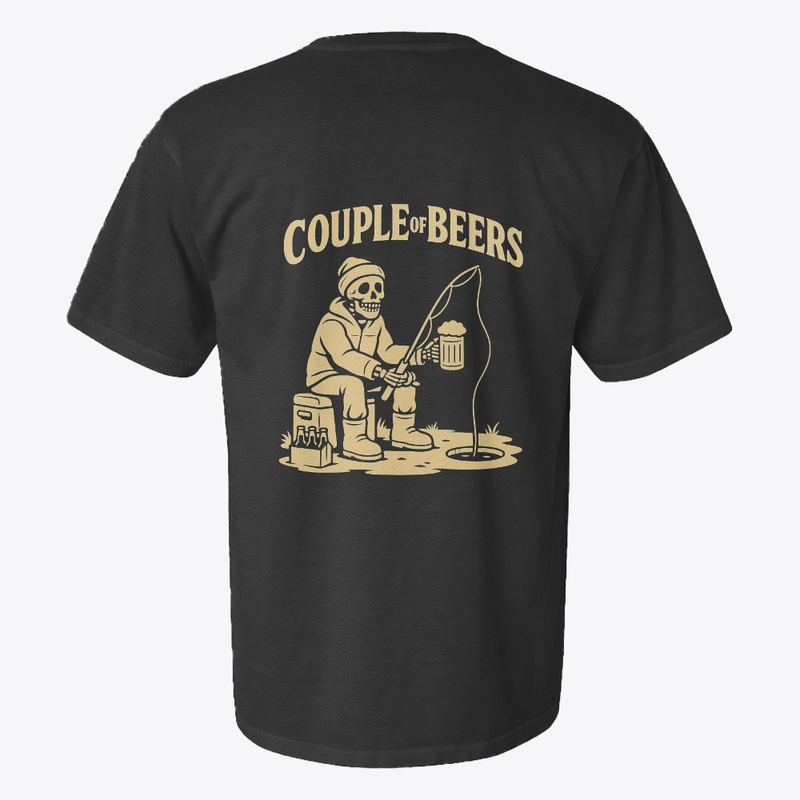 Couple of Beers Fisherman Guy