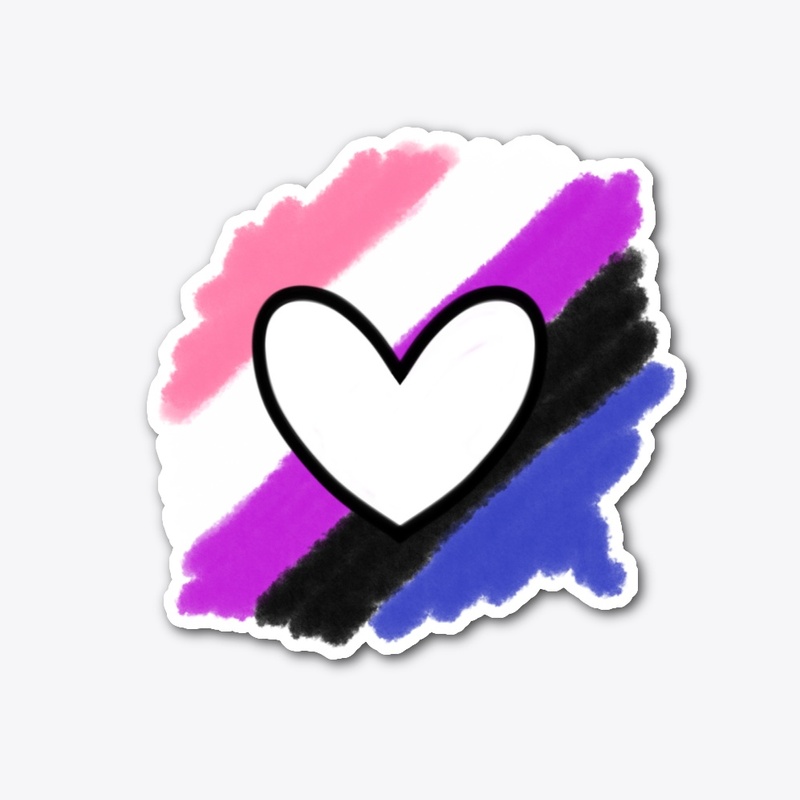 Genderfluid Hearts of Pride