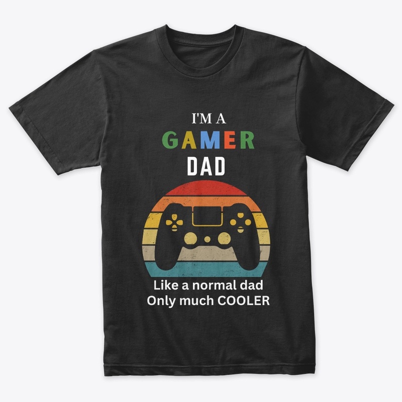 Gamer Dad Fathers day tshirt
