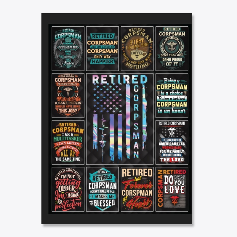 Awesome Retired Corpsman Collage 