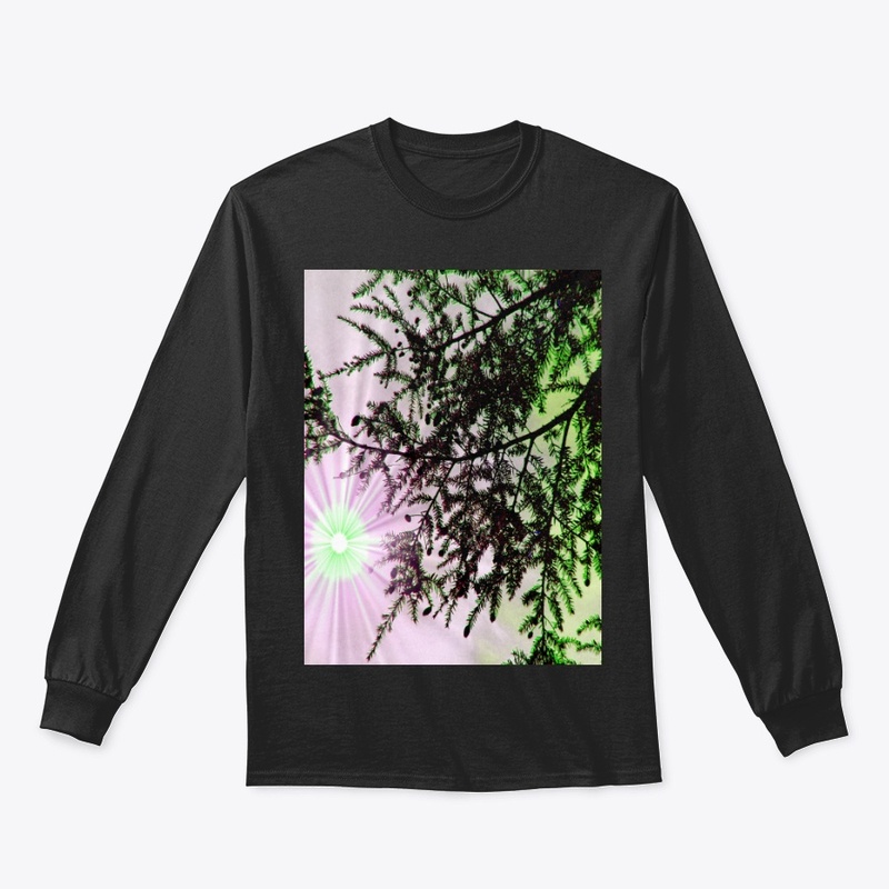 green and pink tree 