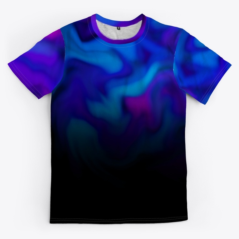 Purple/Blue Water Marbling