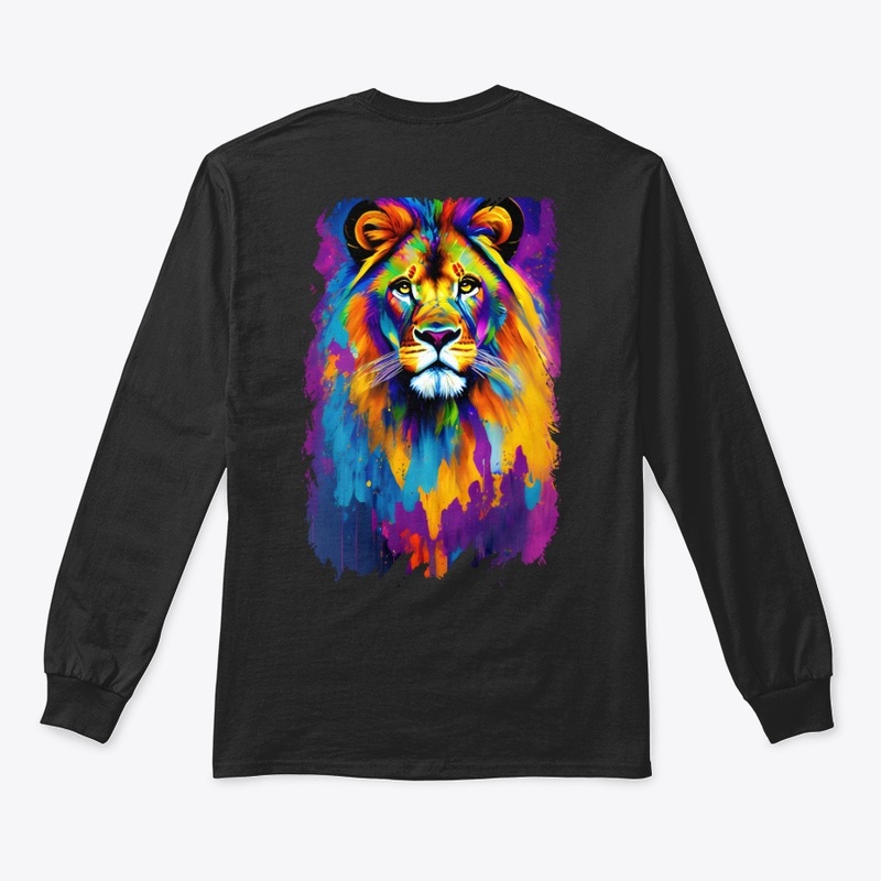 Vibrant Colorful lion | Wildlife lion