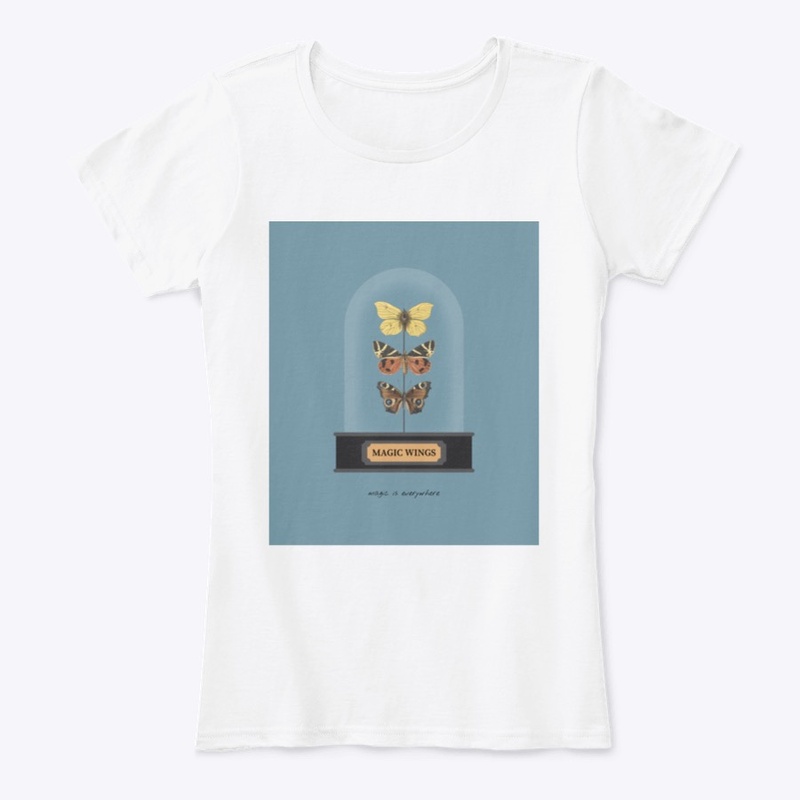 Magic Wings tee design