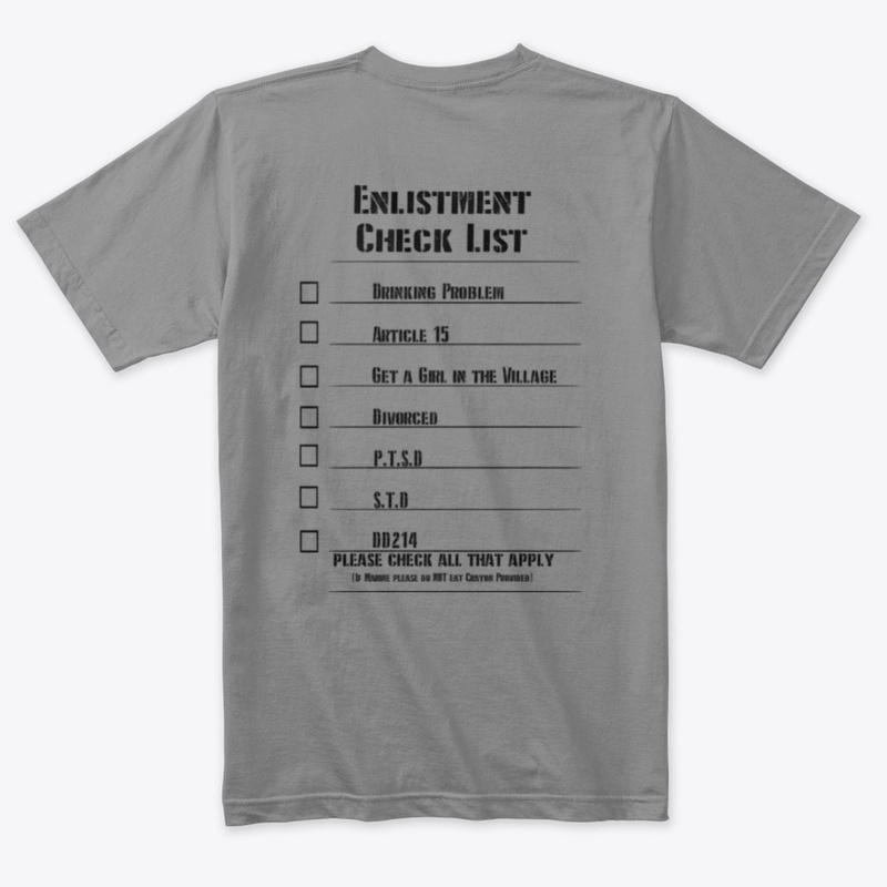 Enlistment Check List