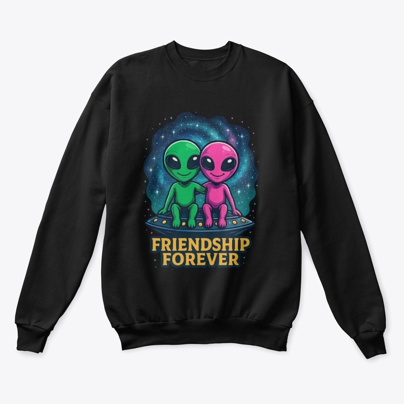 Friendship Forever – Alien Buddies Print