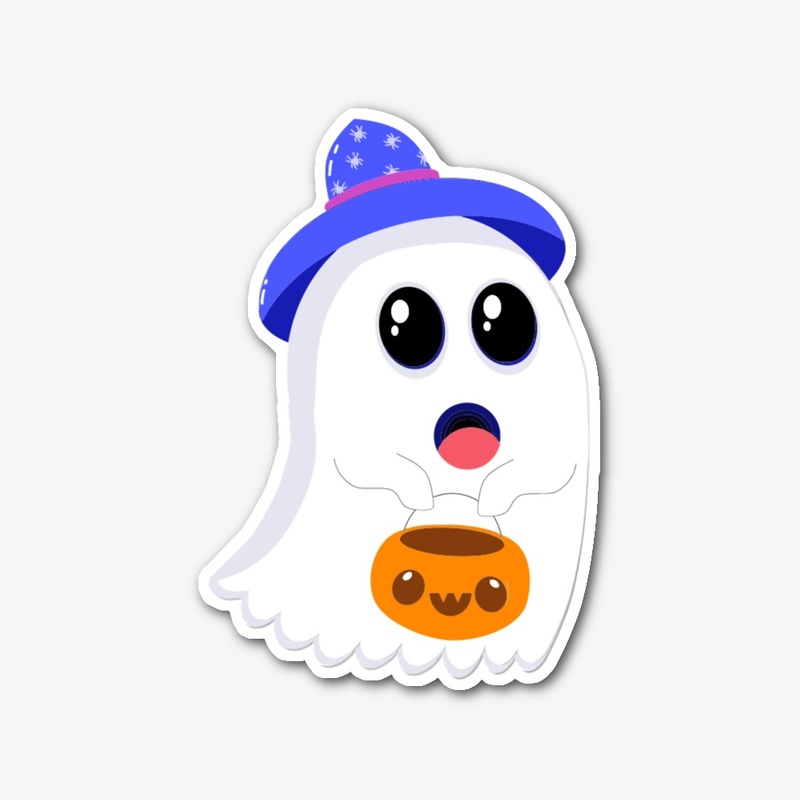 GHOST WITCH STICKER