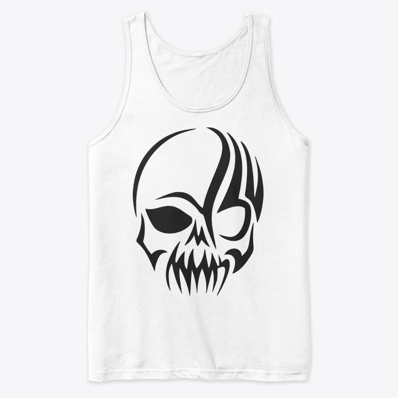 Tribal Skull Illustration