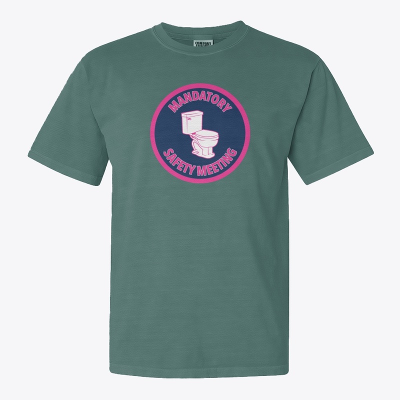Mandatory Safety Meeting pink