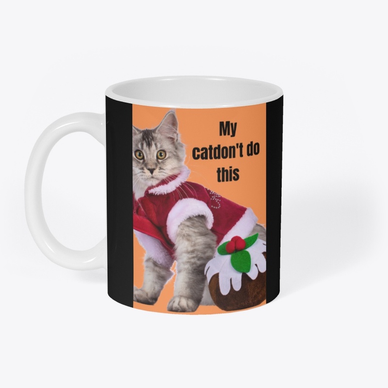 Tell your cat calmly