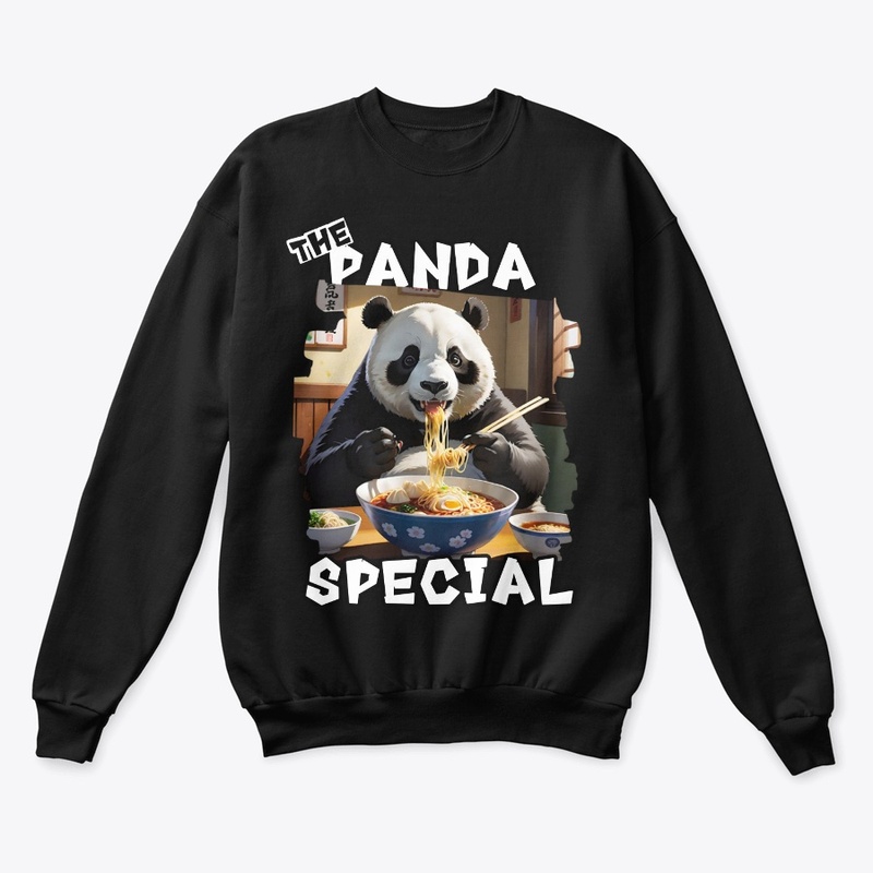 Funny Cute Panda Graphic Print 