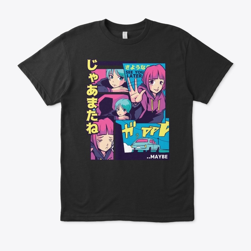 Anime Vaporwave See You Later Maybe