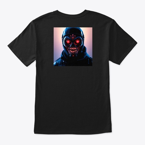 Knon Profit Ski Demon Black áo T-Shirt Back