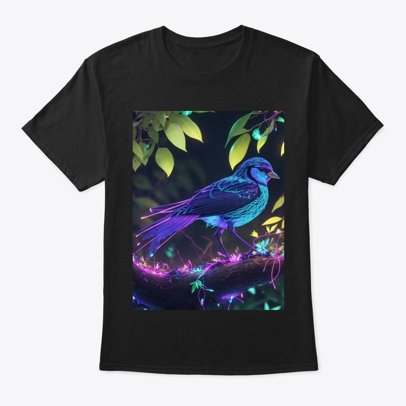 Glowing bird Shirts and Hoodies