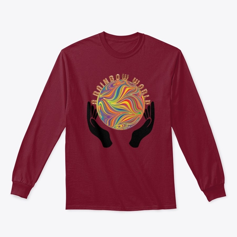 Rainbow World Woman T-Shirt.
