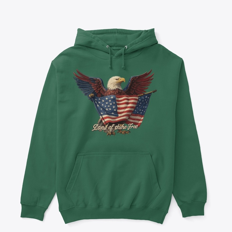 Retro Eagle Freedom Tee - Patriot Pride