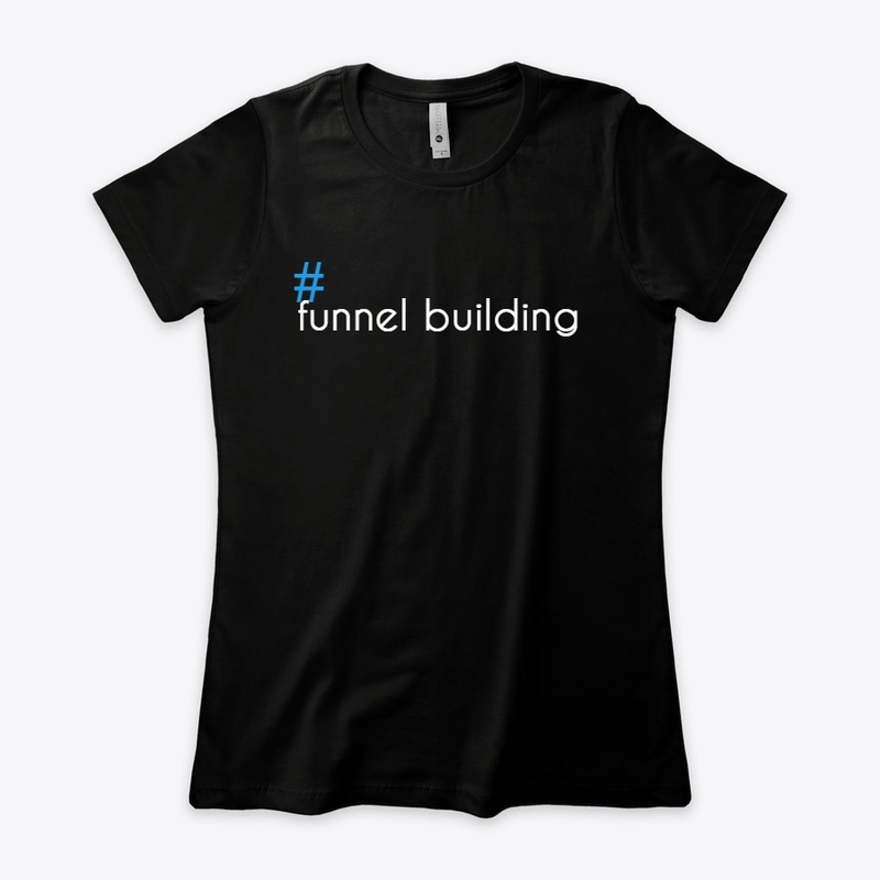 Funnel building shirt - hash blue