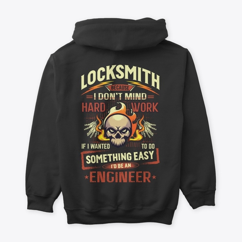 Hardworking Locksmith Hoodie