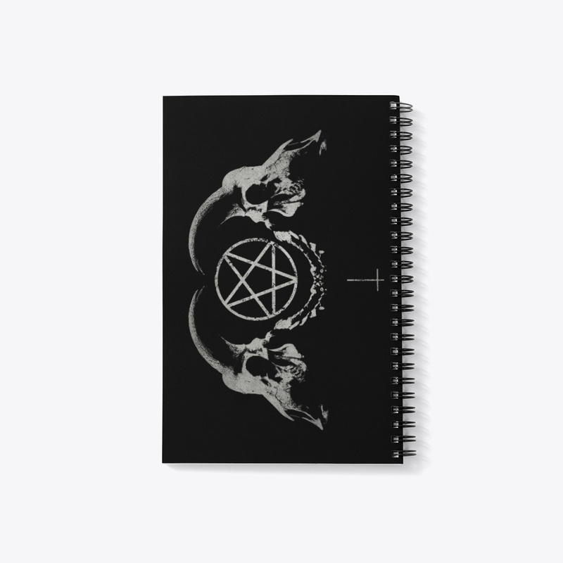satan skull pentagram 666