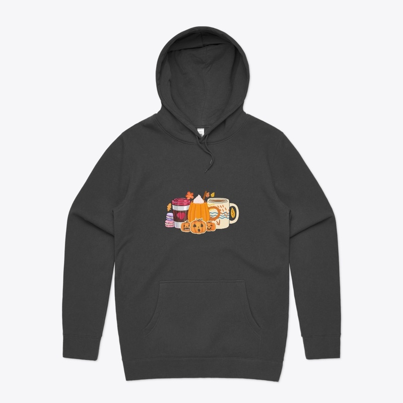 Fall Coffee Shirts, Cute Pumpkins Tshirt