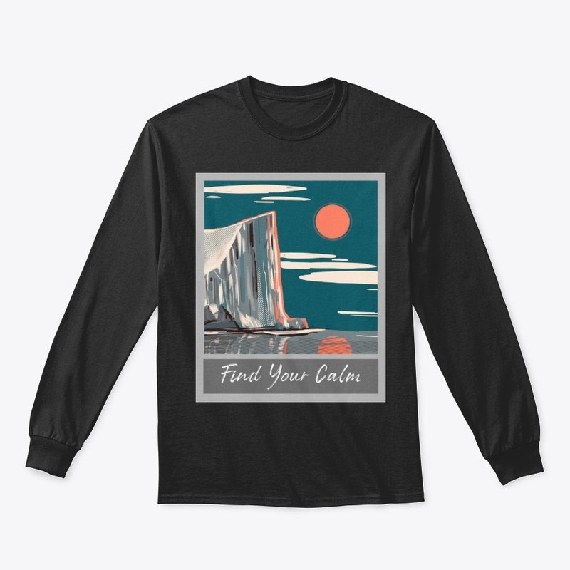 Find Your Calm Orange Sky