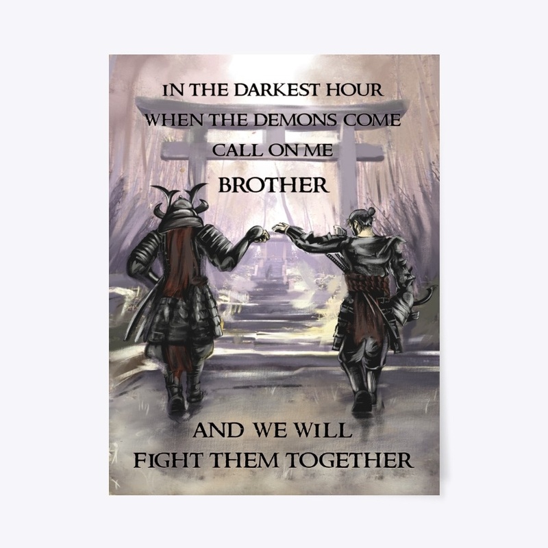 Samurai poster call on me brother