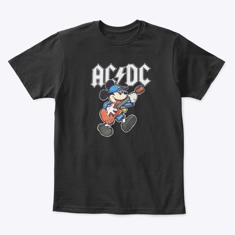 For Those About To Rock, Hiya Pal Black T-Shirt Front