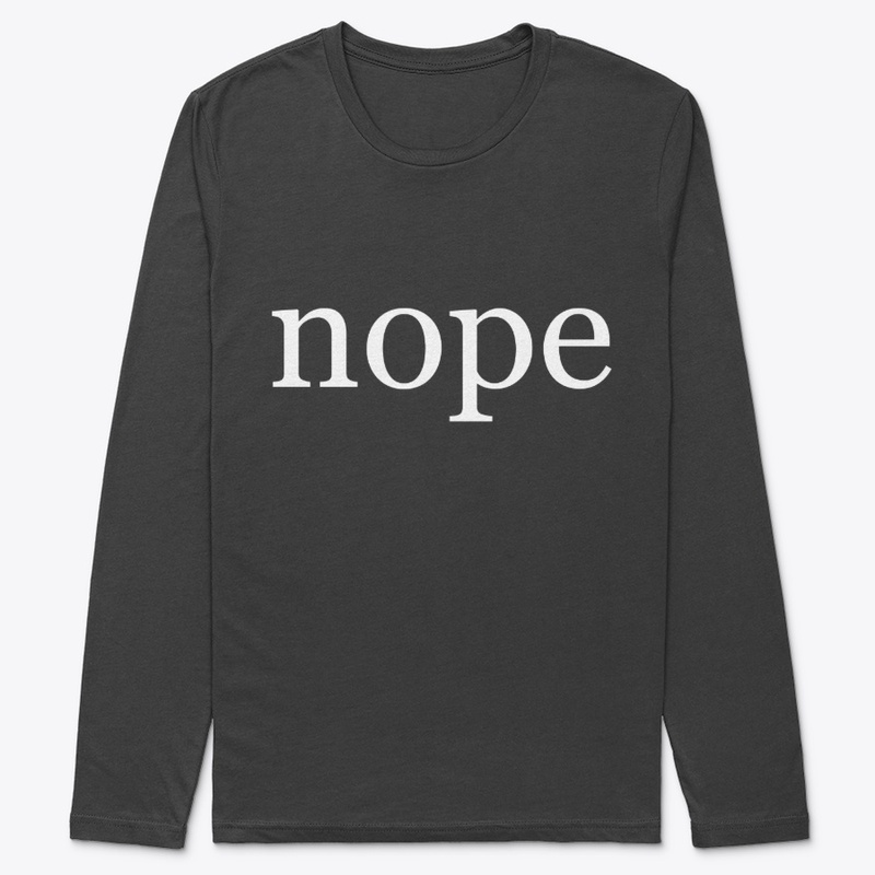 Nope Written in White