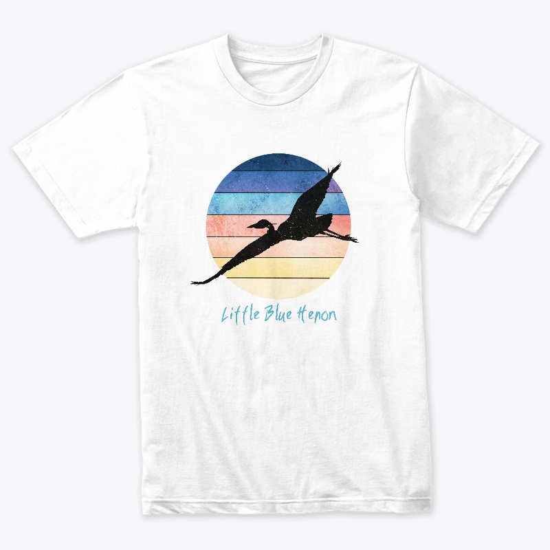 Little Blue Heron band logo t-shirt
