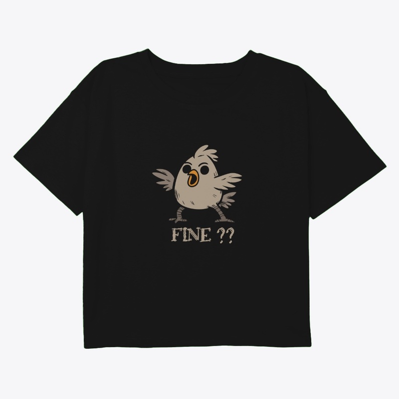 Flustered Chick Fine Meme