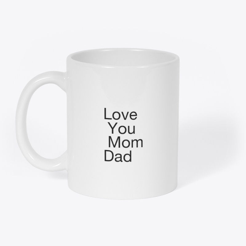 Lovely sticker mom dad